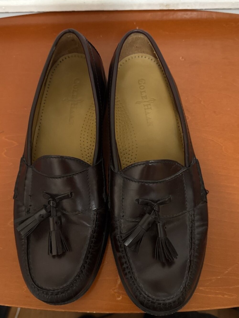 Cole Haan Tassel Casual Pinch Loafers #03507 Size 9 D classic super nice leather